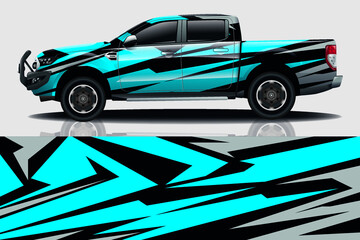 Car wrap graphic racing abstract background for wrap and vinyl sticker