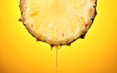 juicy pineapple slice