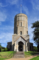 Fototapeta na wymiar St Mary's Church in the village of Swaffham Prior, Cambridgeshire