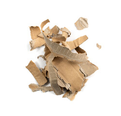 Cardboard, Carton, Ripped Kraft Paper, Wrapping Piece