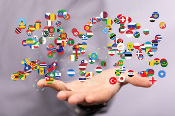 Globe International World Flags.