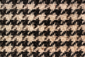 Checkered wool fabric, casual cloth background