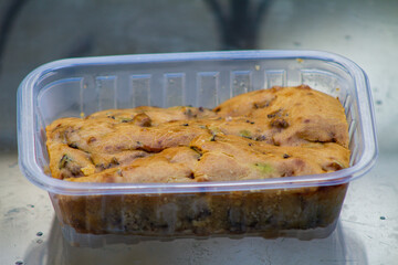 Tortas low carb. Essa é de brócolis. 