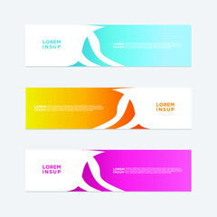 Fototapeta premium abstract geometric web design banner template isolated on dark grey background