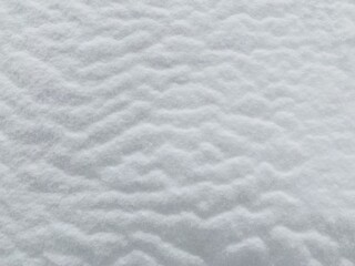 Naklejka premium White snow winter background, snowy rippled texture.