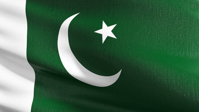 Full Frame Shot Of Pakistani Flag