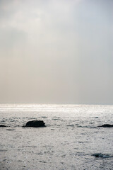 Fototapeta na wymiar Rock on the sea