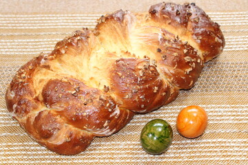 Hefezopf und Ostereier