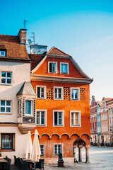 Street view of Old Town, Poznan, Poland