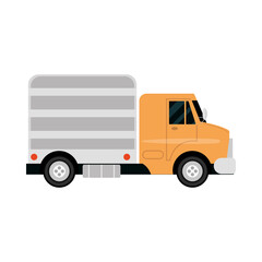 Fototapeta premium delivery truck vehicle city transport