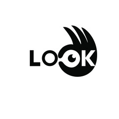 look logo icon design illustration