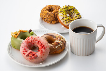 ドーナツとコーヒー