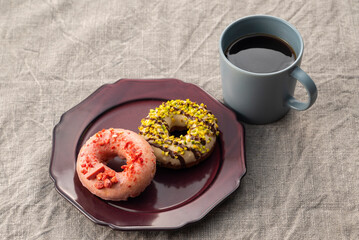 ドーナツとコーヒー