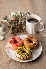 ドーナツとコーヒー