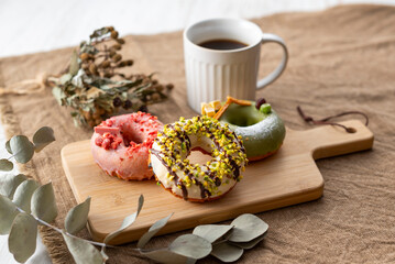 ドーナツとコーヒー