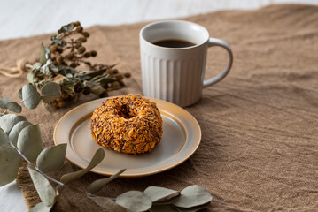 ドーナツとコーヒー