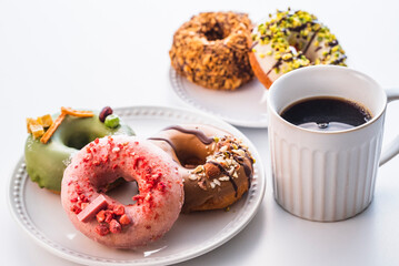 ドーナツとコーヒー