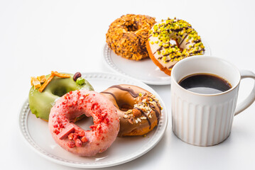 ドーナツとコーヒー