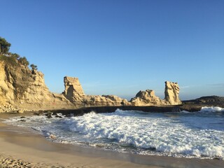 beach and rocks