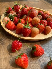 strawberries in a bowl