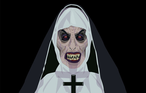 Nun Nurse Halloween Costume Possessed By The Demon 