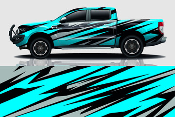 Car wrap graphic racing abstract background for wrap and vinyl sticker