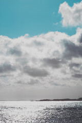Fototapeta premium clouds over the sea