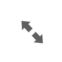 Resize Cursor Pointer Icon illustration