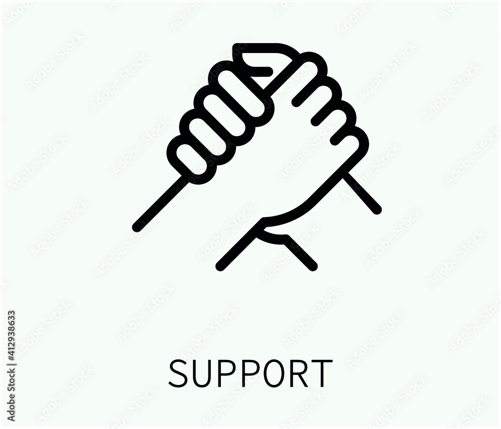 Poster support vector icon. editable stroke. linear symbol for use on web and mobile apps, logo, print medi