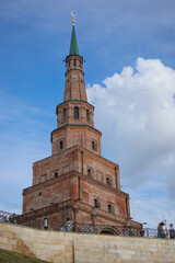 Fototapeta na wymiar The territory of the ancient Kremlin. Kazan. Russia
