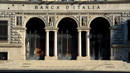 The Bank of Italy operates in the area with branches located in the regional capitals and in some...