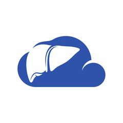 Cloud Liver logo vector template, Creative Liver logo design concepts