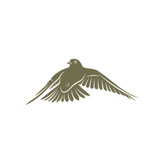 Lark bird logo design vector. Icon Symbol. Template Illustration. Creative design