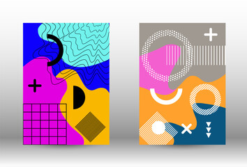 Memphis background set covers.