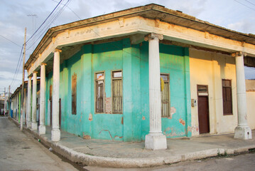 Maison cubaine typique, Morón, Cuba 