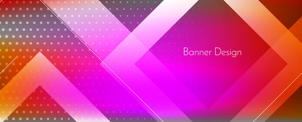 Abstract geometric colorful modern decorative design banner pattern background