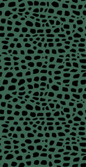Reptile skin seamless pattern. Animal print background.