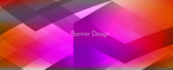 Modern stylish abstract geometric elegant banner pattern background