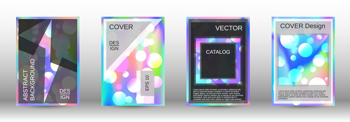 Future futuristic template with abstract balls for design.