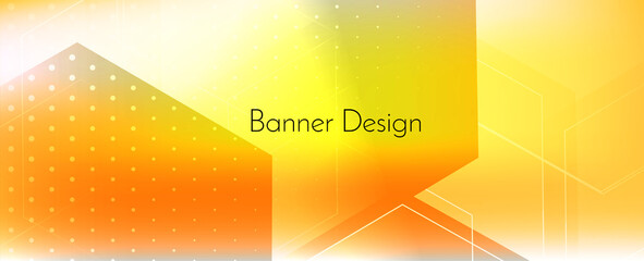 Abstract elegant bright geometric decorative design banner background