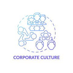 Fundamental management tool concept icon. Develop organizational performance idea thin line illustration. Corporate culture. Vector isolated outline RGB color drawing