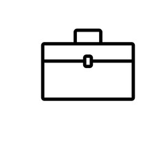 Obraz premium Briefcase Icon Vector Design Template