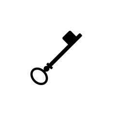 an old key. vector illustration