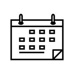 Calender Icon Design Vector Template