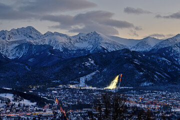 Tatry- widok na Zakopane. © Tomasz Warszewski
