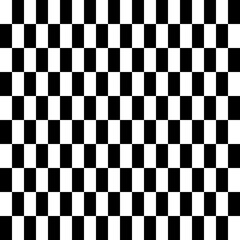 Vector black and white tile. Vector Pattern.