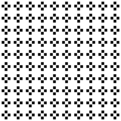 Fototapeta premium Cross squares white background. Vector squares pattern.