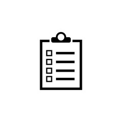 Clipboard Icon Vector Design Template