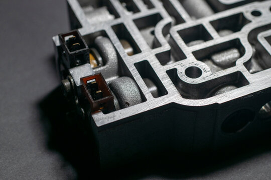 Automatic transmission control center variator gearbox valve body