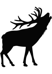 Christmas Deer, Christmas Reindeer, Home Decor, Sign, Porch, Horn, Winter, Santa